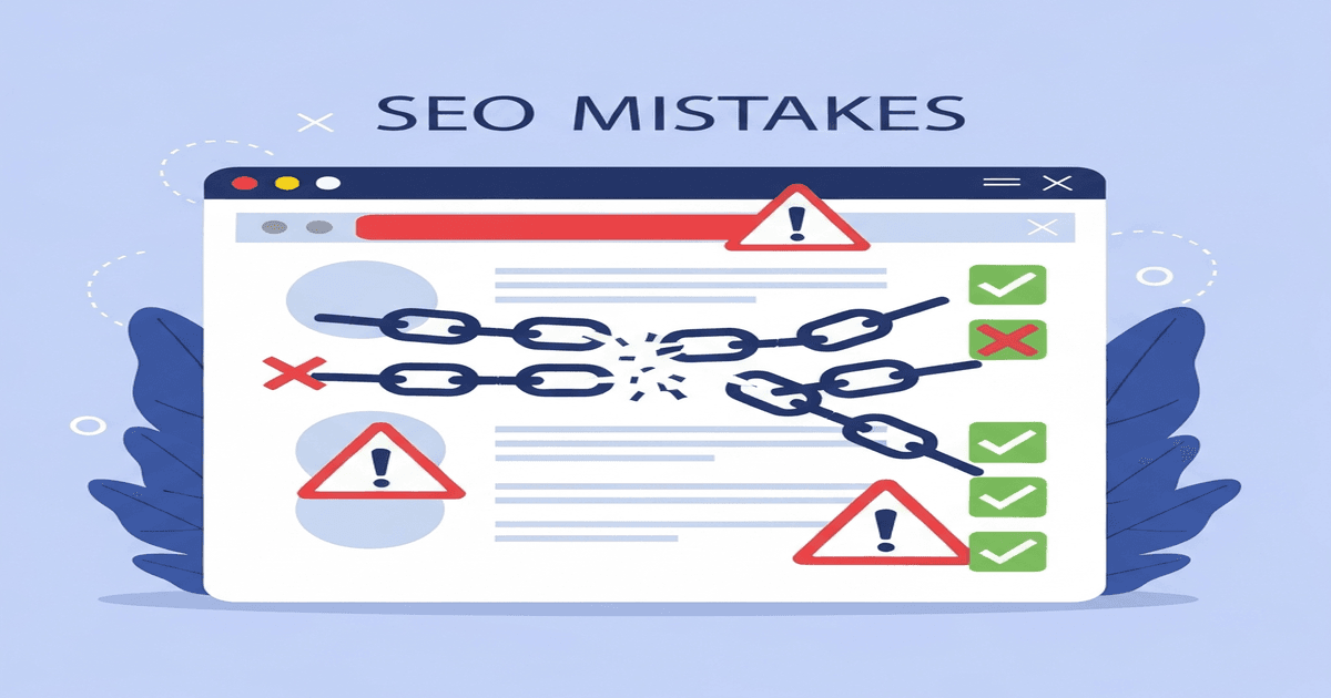 on page SEO mistakes that kill your rankings